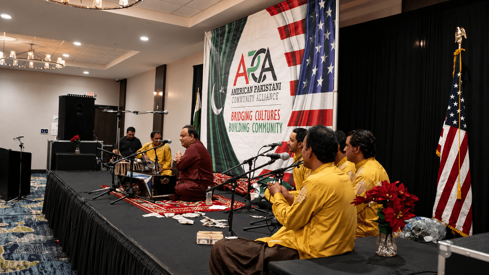 Full ensemble Qawwali performance at APCA event